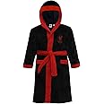 Liverpool FC Dressing Gown Robe Boys Kids Fleece Hooded OFFICIAL Football Gift