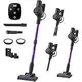 Vactidy Aspirapolvere Senza Fili,V8 Pro 25kpa Scopa Elettrica Senza Fili Senza Sacco,Aspirapolvere Portatile,Ultra-leggero,Au