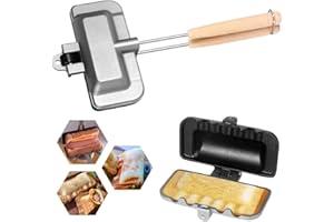 Usper Hot Sandwich Maker, tostapane per hot dog, teglia per panini su entrambi i lati, padella per formaggio alla griglia, antiaderente per pancake, toast, omelette