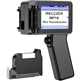 WELCZEK MP10 Handheld Mini Portable Inkjet Printer | Quick Dry Ink, For Labels, Prints Barcode, QR, Logo, Date &amp; Batch Number