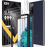 EGV Compatibile con Samsung Galaxy S20 FE 5G Protector de Pantalla,3 Pack Cristal Templado e 3 Pack Protector de Lente de Cám