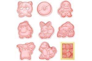 SIPHUS Emporte Pièce Enfants, 8pcs Moule Biscuit, Decoupoir Patisserie, Tampon Biscuit Animaux, Moule Empreinte Patisserie, pour Décoration de Fondant, Biscuit, Cookie, Gâteau