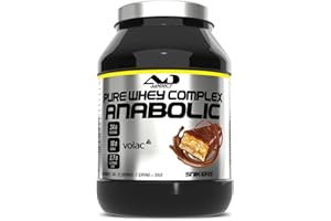 ADDICT SPORT NUTRITION AD Whey Protein Isolate en Poudre | Musculation Prise De Masse Développement Musculaire Tri Whey 80% | 1 Kg | Snikers | addict sport nutrition