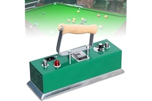 SHENGYI VIOLK 30cm Billiards Table Cloth Iron, Adjustable Temperature Snooker Pool Table Brush, Thermostatic Pool Snooker Accessories, Quick Iron Pool Tablecloth, for Billiard, Snooker & Pool Tables