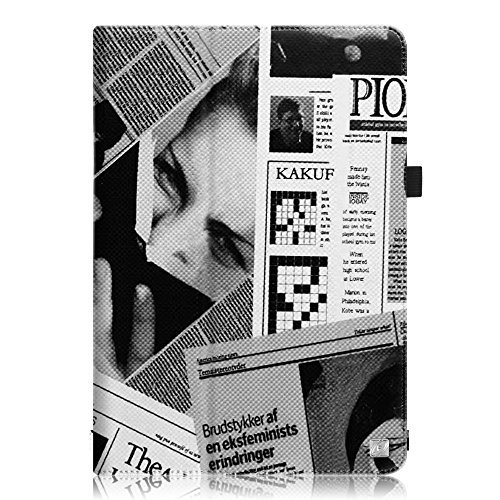 MEDION LIFETAB S10321 / Odys Notos Plus 3G Hülle Case – Fintie Slim Fit Folio Kunstleder Schutzhülle Cover Tasche mit Ständerfunktion und Stylus-Halterung für MEDION LIFETAB S10321 (MD 98687) / Odys Notos plus 3G 25,7 cm (10,1 Zoll) Tablet-PC, Zeitung - 8