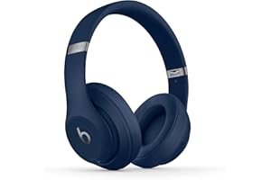 BEATS BY DR. DRE Beats Studio3 Wireless Noise Cancelling Over-Ear Headphones - Apple W1 Headphone Chip, Class 1 Bluetooth, Active Noise Cancelling, 22 Hours Of Listening Time, Built-in Microphone - Blue