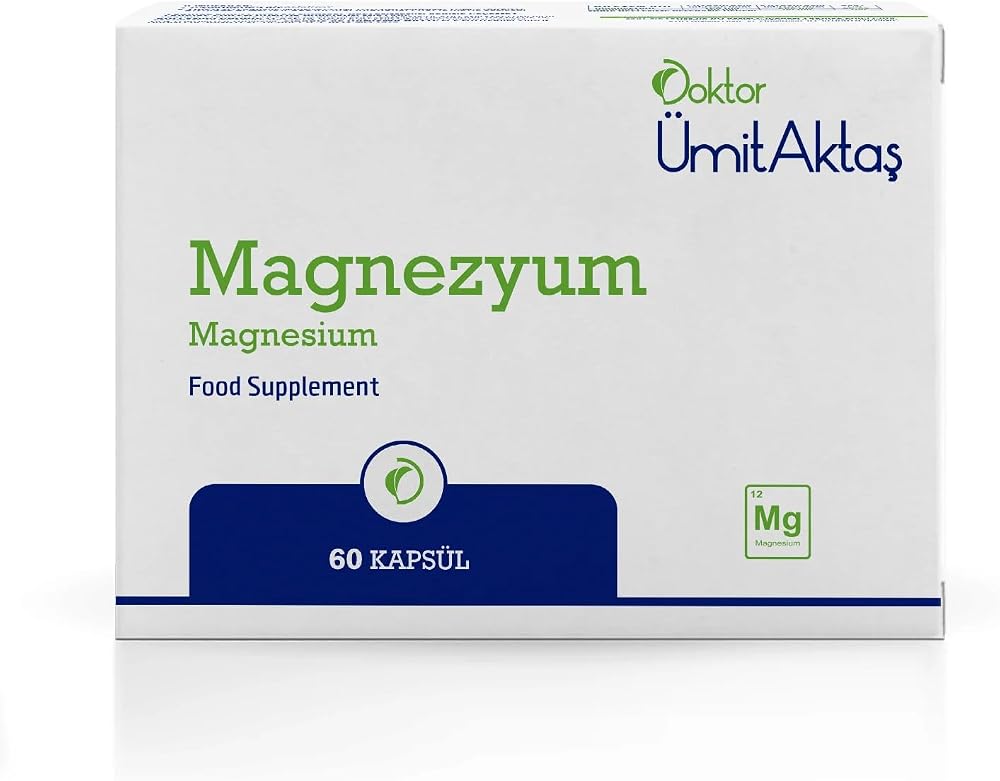 Dr. Ümit Aktaş Magnezyum Bisglisnat + Yüksek Biyoyararlanım 60 Kapsül