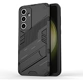 Microcase Samsung Galaxy S25 Matrix Serisi Armor Standlı Perfect Koruma Kılıf - Siyah Al3416