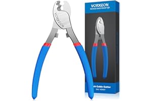 VORXEON Cable Cutter, Wire Cutters Heavy Duty Large High Leverage Cutter Tool for Aluminum Copper Wire Communications Cable 6 inch