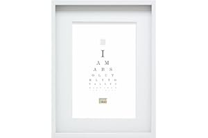 DEKNUDT FRAMES Deknudt S223K1 30x40 Legno Bianco con Passepartout