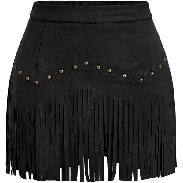 Fenyong Leather Fringe Skirt Tassel Hip Scarf Summer Beach  display picture 1