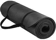 SKY-TOUCH Yoga Mat Non Slip, Yoga Mat with Strap Included 10mm Thick Exercise Mat Ideal for HiiT, Pilates, Yoga and Many Othe