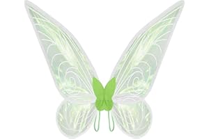 Rhomba Feenflügel Kinder Flügel Fee Kostüm Damen Feen Flügel Karneval Schmetterlingflügel Elfen Flügel für Karneval Halloween Kostüm Engel Flügel für Kinder Mädchen Prinzessin Party Cosplay