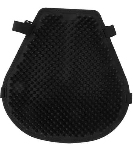 Motorcycle Gel Seat Pad – Shock Absorbing Comfort Cushion For Saddle (Blue, 2 Sizes)