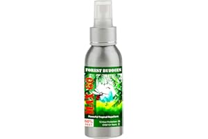EQUITACK Forest Buddies Max 60 100ml 60% DEET Formula Unscented Maximum Strength Against Mosquitoes Biting Insects and Ticks UP to 12 Hours Protection for Any Destination Inc. Tropics Mosquito Repellant Spray