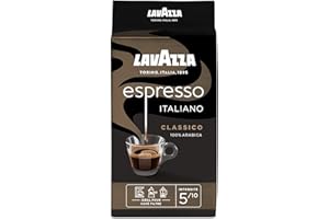 LAVAZZA - Espresso Italiano Classico kawa mielona - włoska kawa - 100% Arabica - wyważona - intensywność 5 - opakowanie 250 g