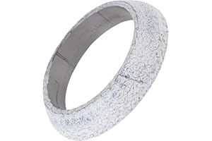 REPAIROCK ID 46mm Exhaust Manifold Gasket Prevent Leak Noise Exhaust Donut Gasket Muffler Ring Exhaust Flange Gasket for Car SUV Truck RV Graphite