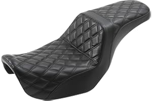 TCMT Sedile conducente e passeggero adatto per Dyna Super Glide Street Bob Wide Glide Fat Bob Low Rider Switchback 2006-2017