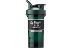 BlenderBottle Shaker Bottle Pro Series Perfect for Protein Shakes and Pre Workout, 24-Ounce, Green