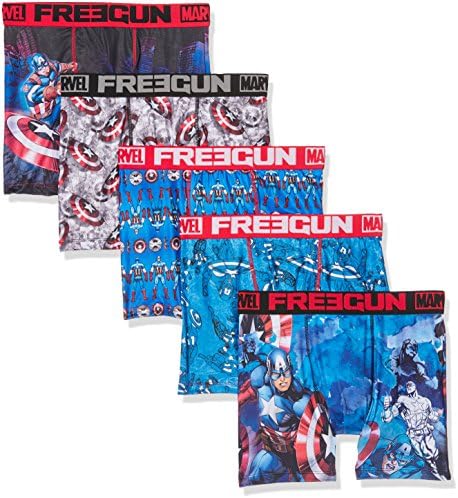 Freegun Marvel Men's Packx5 Boxer Shorts, Mehrfarbig (Multicolor A2), M