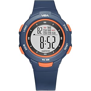 V2A Kids Watch - Waterproof Multi-Functional Digital Sports Watch for Ages 5-13, 30M Water Resistance, Gift for 5-10 Year Olds