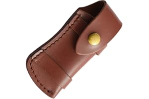 Vastsea Estuche de Cuero para Cuchillosapto, Estuche para Navajas Plegables, Herramienta de Funda de Navaja de Bolsillo, para Navaja de Bolsillo