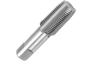 YITOBICI Juego de machos de roscar para tubos, acero al carbono, machos de roscar de incisión, rosca interior de 1/8 pulgadas, para el uso en tuberías de agua, coches y máquinas