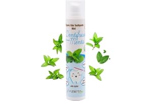 AZETA BIO Dentifricio biologico certificato con xilitolo - Linea Bimbi (kids) - confezione da 50 ml al gusto menta - rafforza gengive e lo smalto - non contiene fluoro