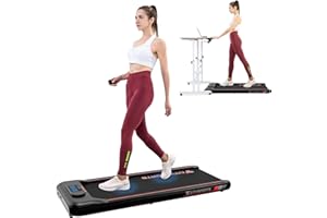 CITYSPORTS Under Desk Treadmill, Portable Walking Pad Treadmill, Remote & APP Control and LED Display,Adjustable Speed,Installation-Free,Treadmills for Home Office Aerobic Exercise