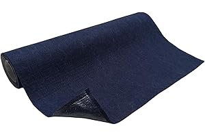 TAPHICEROS Rouleau de Tissu en Feutre Autocollant, Marine, 150cm x 150cm 2mm, Matériau de rembourrage, Vendu au mètre, Tissu de revêtement de garniture intérieure pour L'Artisanat, Auto, DIY