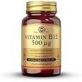 Solgar Vitamin B12 500 µg Vegetable Capsules - Pack of 50 - Easy to take form - Support for your Nervous System, Heart and Mind - Vegan