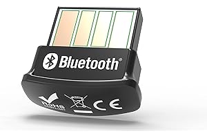 Sudoo Adattatore Bluetooth 5.0 Dongle Ricevitore USB Per PC Long Range per Windows 10/8.1/8/7/XP, Plug and Play