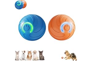 HOIDOKLY 2026 Balle de saut intelligente Duraspin pour chiens de petite taille Bleu + orange