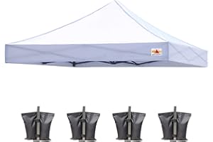 ABCCANOPY -Baldachin für Pop-Up-Zelt, 25,4 x 25,4 cm, WeiÃŸ