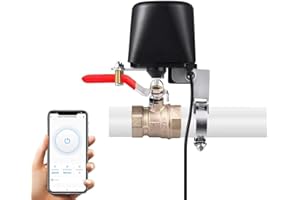 UseeLink Smart Water Valve, WiFi Water Valve, Smart Water Valve Shutoff Upgrade, Sprinkler Controller, Compatible with Alexa and Google, Smart Life APP Control, No Hub Required