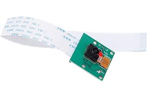 Kameramodul, minikameravideomodul, webbkamerasensor, 5 megapixlar 1080p-sensor OV5647 webbkamera grön för 4 3B + 5 miljoner p