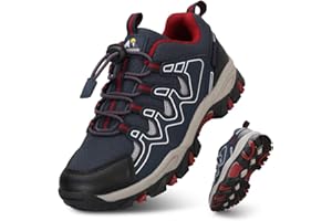 UOVO Baskets garçons Chaussures de randonnée imperméables Baskets Enfants Chaussures de Trekking Chaussures de Sport de Plein air Chaussures de Course 27-40