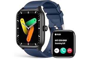 SOUYIE Smart Watch for Men Women with Bluetooth Call, Activity Fitness Tracker with 1.96" HD Touch Screen, Blood Pressure Blood Oxygen Heart Rate Sleep Monitor Pedometer for Android iPhone