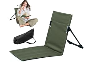 JORZER Chaise de plage imperméable et respirante - Chaise de camping robuste avec support dorsal - Chaise portable légère et amovible avec sac de rangement