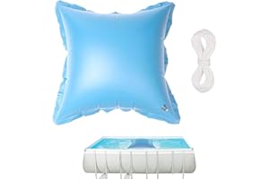 BLYEMICHDI Winter Pool Cushion, 4x4Ft Winterizing Pool Pillow,Inflatable Swimming Pool Closing Air Pillow Cushion Ice Equalizer Pool Winter Pillow for Pool Above Ground Pools Winter Covers