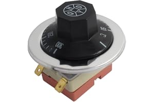 UXCELL sourcing map Temperaturschalter Kapillar Thermostat NC AC 250 16A 50-300C für Backofen