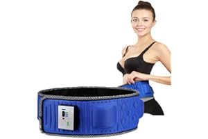 NOLLY Electric Belly Fat Burner For Men And Women/Magnet Belt Fat Burning Belt Vibration Slimming/Loss Weight Exercise Massage Fat Burning Heating