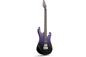 Donner DMT-66 39 Inch Guitare Électrique Taille Standard pour Débutant, Kit de Guitare Électrique avec Housse noir violacé