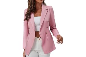 NUSGEAR 2022 Chaqueta Traje Mujer Elegante Blazer Cárdigan Traje Moda Fiesta Color sólido botón Rompevientos Ropa Mujer Oficina Casual Rebeca Sudadera Slim Fit Outwear clásic Abrigo Capa Parka Tops