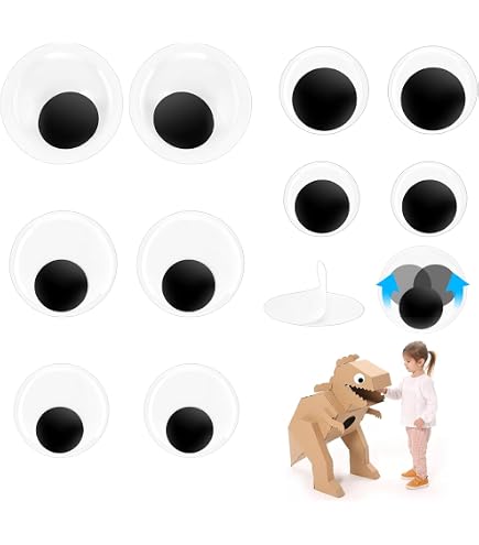 Yeux Mobiles Autocollants TOAOB - 770 Pièces - 4-12mm - Pour DIY