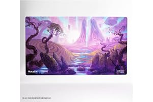 Gamegenic MTG Lorwyn Eclipsed Playmat Eclipsed Realms, speltillbehör, tryckt matta i fullfärg, flerspråkig