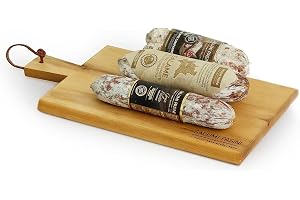 Presentförpackning Trittico del Gusto Salumi Pasini® | Campagnolo Salami 270g + Gran Filetto Salami 170g + Salami med mousserande vin från Lombardiet 170g