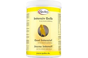Quiko Intensive Yellow 500 g - Supplementary food for all birds with yellow factor - For intensive yellow colouring and colour intensification of the plumage - Suitable for canaries, forest birds etc.