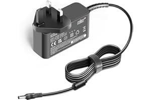 HKY 12V DC 1.5A 2A UK Mains Switching Adaptor Charger for Pure Evoke-1 1XT Evoke 2-XT 2XT Evoke-3 H4 H6 D6 D640BT Portable FM DAB Digital Radio Roberts Stream 93i 83i 94i 94L Power Cord Lead Adapter