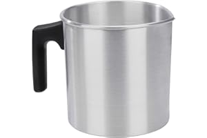 QH-Shop Kerzenherstellung Topf 1,2 l Wachsschmelztiegel mit Hitzebeständigem Griff Für Candle & Soap DIY Crafts